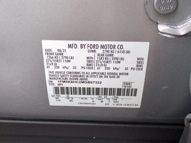 2021 Ford Explorer Platinum