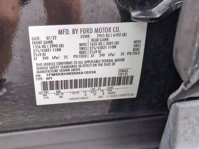 2022 Ford Explorer Platinum