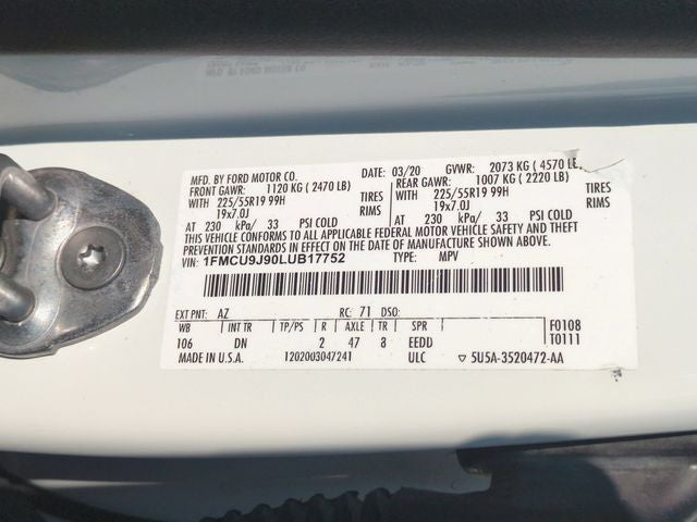 2020 Ford Escape Titanium