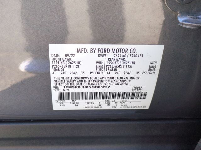 2022 Ford Explorer Timberline