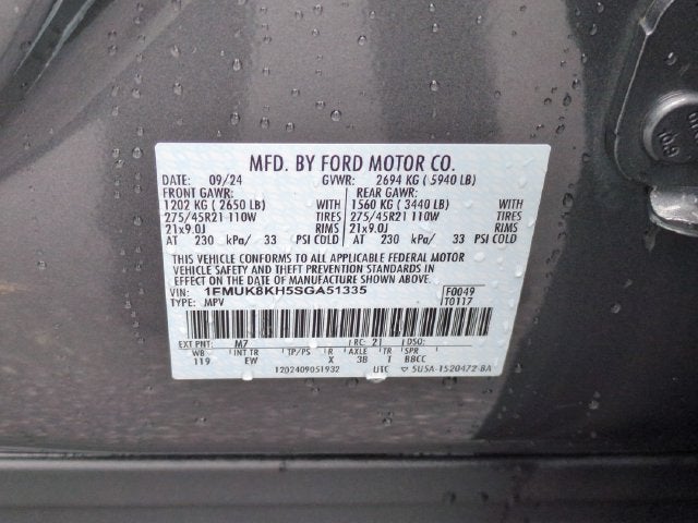 2025 Ford Explorer ST-Line