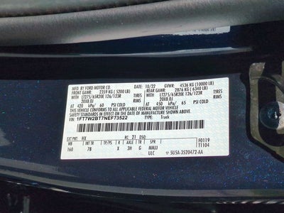 2022 Ford F-250SD Platinum