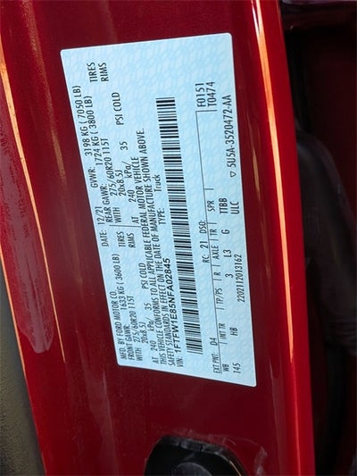 2022 Ford F-150 Lariat 502A