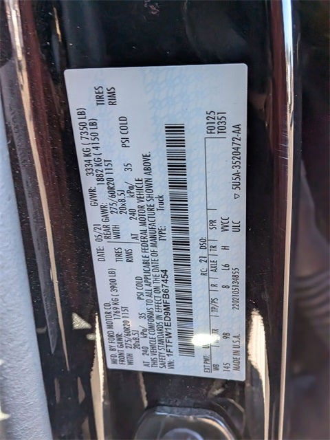 2021 Ford F-150 Platinum