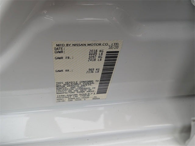 2021 Nissan Altima 2.5 SV AWD