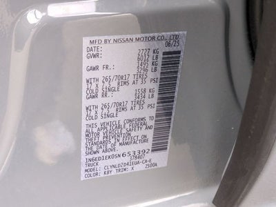 2025 Nissan Frontier PRO-4X