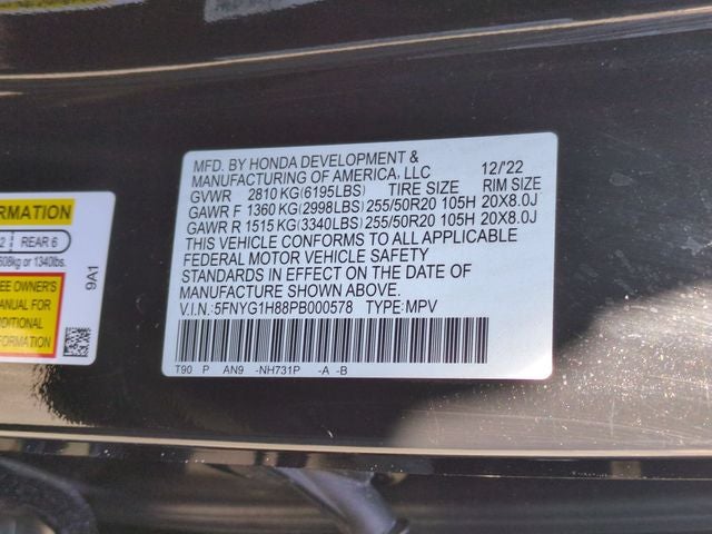 2023 Honda Pilot Elite