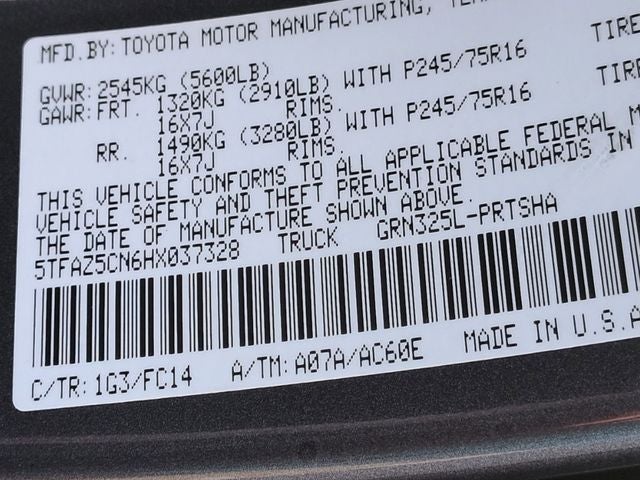 2017 Toyota Tacoma SR5