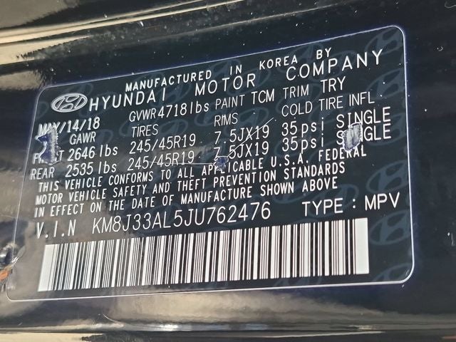 2018 Hyundai Tucson Sport