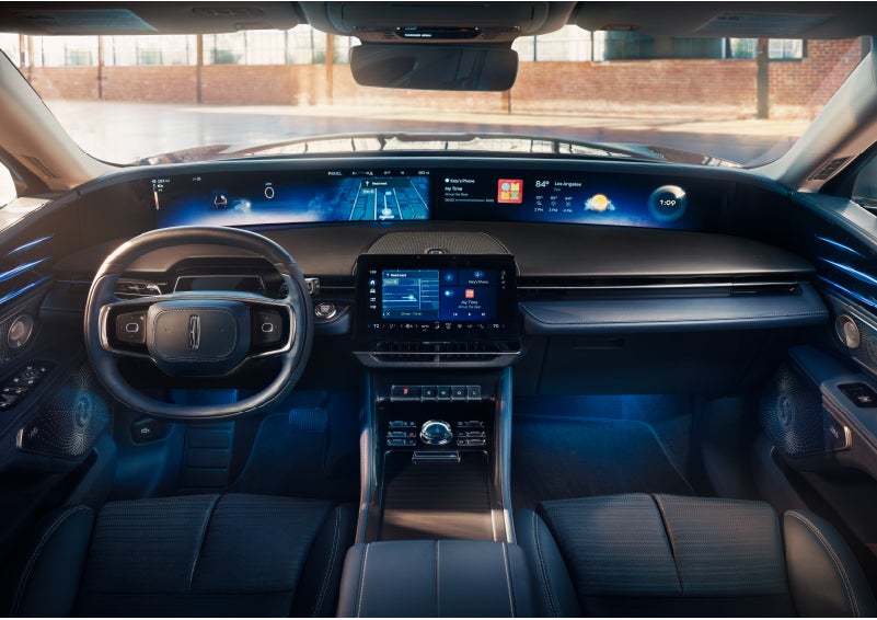 The panoramic display is shown in a 2024 Lincoln Nautilus® SUV. | Parkway Lincoln in Winston Salem NC