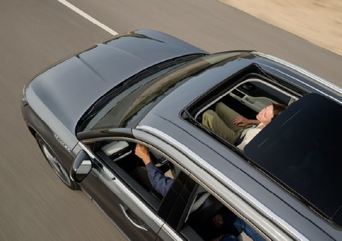 The available panoramic Vista Roof® of a 2027 Lincoln Aviator® SUV is open. | Parkway Lincoln in Winston Salem NC