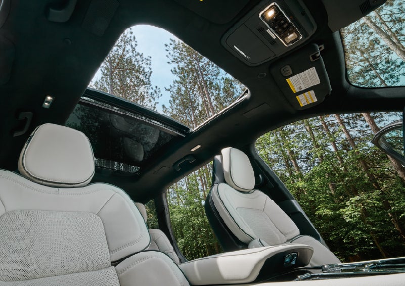 The front seats of a 2027 Lincoln Aviator® Black Label™ SUV | Parkway Lincoln in Winston Salem NC