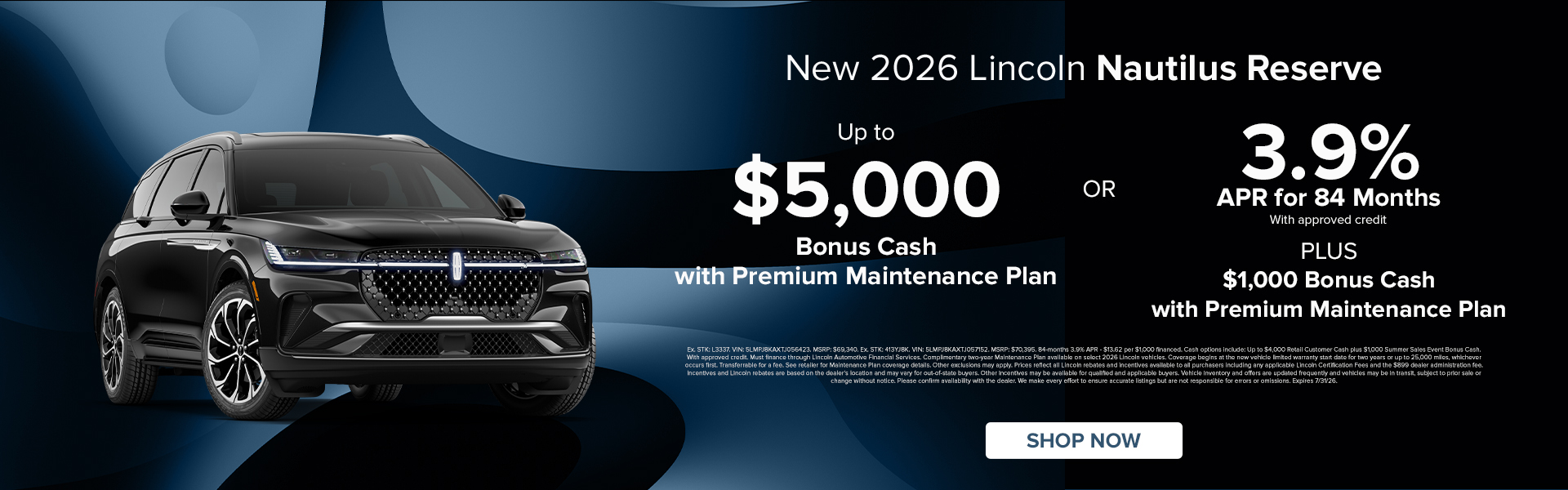 Lincoln Nautilus Offers