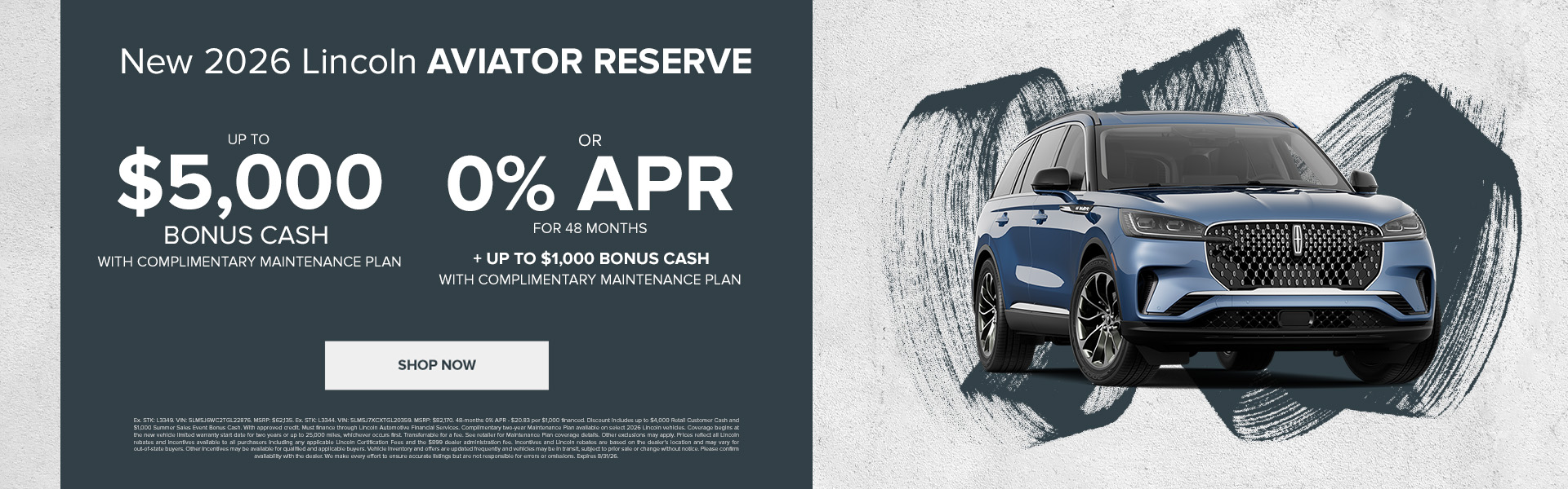 Lincoln Aviator Deals