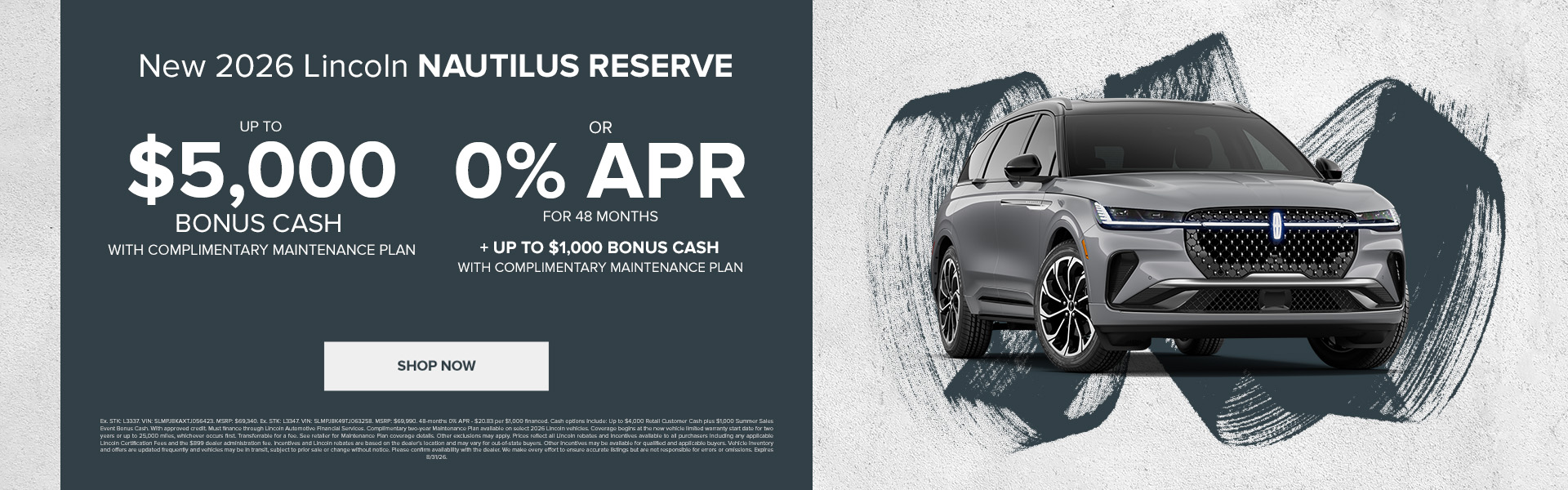 Lincoln Nautilus Deals