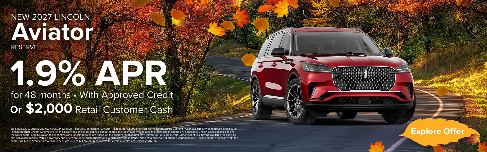 New 2027 Lincoln Aviator Reserve