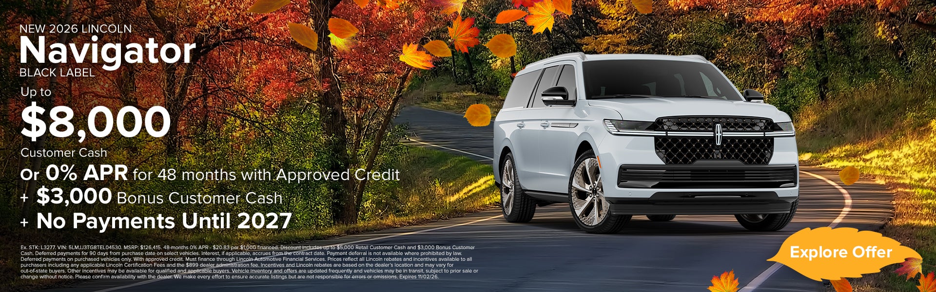 New 2027 Lincoln Navigator Black Label